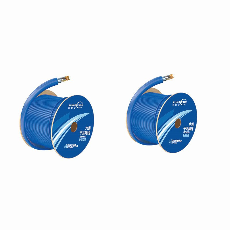 讯博士 LFLWS1200 六类非屏蔽 网线 105 米/箱 (计价单位：箱) 蓝色高清大图