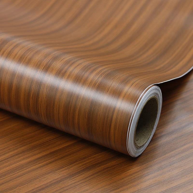 家具翻新贴纸 波音软片防水自粘墙纸 旧家具橱柜衣柜柜子书桌木纹纸