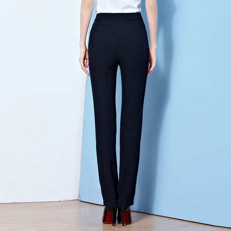 裤大码显瘦小脚西裤直筒休闲裤女长裤职业装休闲裤工装裤工作服裤子