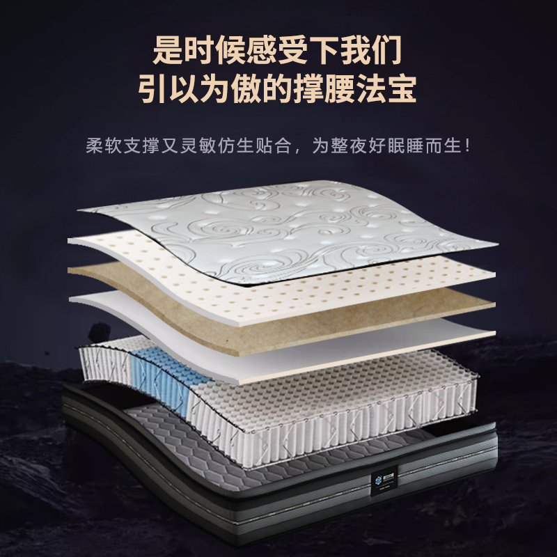 [独立印象]星际乳胶驼绒软床垫