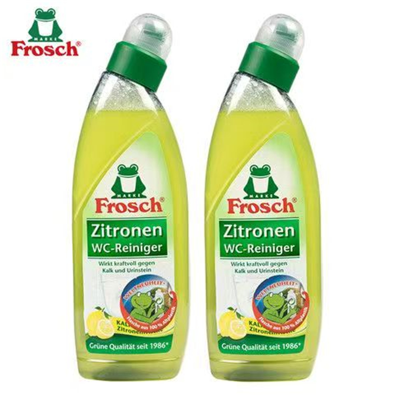 Frosch柠檬清香型 洁厕灵 清洁剂750ml 洁厕液 马桶清洁 德国原装进口