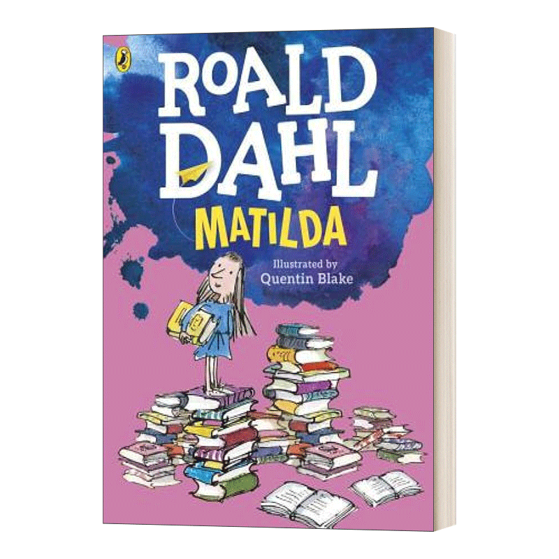 [正版]英文原版 Matilda Colour Edition 玛蒂尔达 罗尔德达尔系列 彩色插图版 英文版 进口英语原高清大图