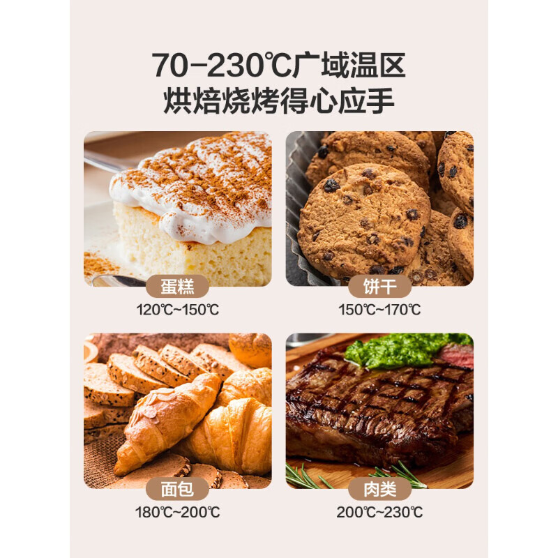 美的(Midea)家用大容量多功能全自动不粘烤箱 40L PT4003高清大图