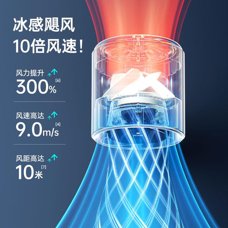 几素(JS)迷你涡轮扇-ABS款Handheld Fan Pro1 (FA53)(3600mAh)珍珠白高清大图