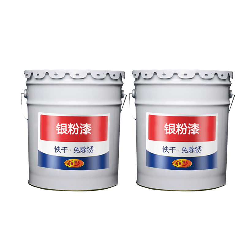 聚源银粉漆14kg/桶高清大图