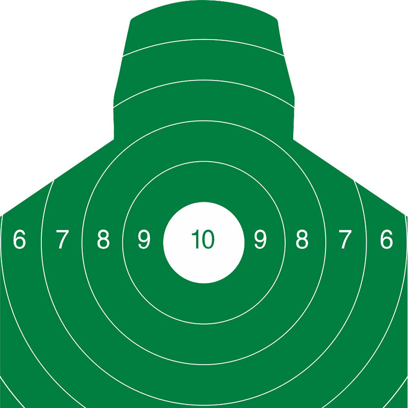 企购优品胸环靶板尺寸为5050cmeva材质硬度65度军绿色
