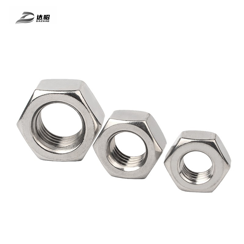 达昭 不锈钢螺母 200个 M20 304 本色高清大图