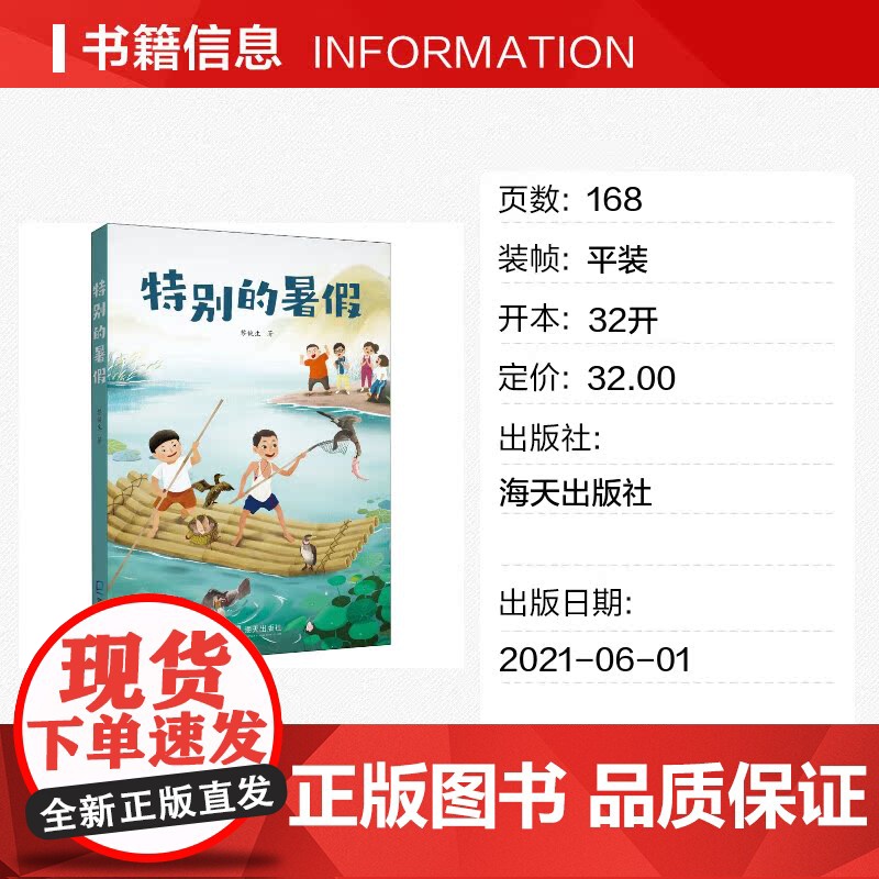 特别的暑假 黎俊生 著 儿童文学少儿 正版图书籍 海天出版社高清大图