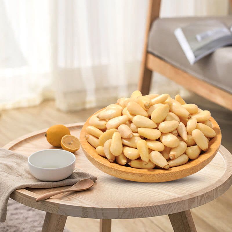 如水 松籽仁180g/罐 东北特产松子仁 烘焙生熟坚果干果休闲零食图片