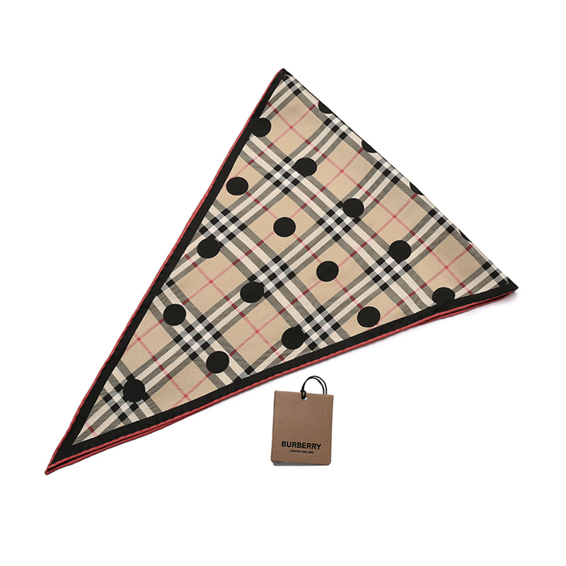 博柏利burberry男女同款桑蚕丝菱形丝巾围巾8069077