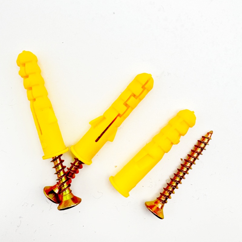 梦涵杰小黄鱼膨胀管螺丝 彩锌 1包高清大图