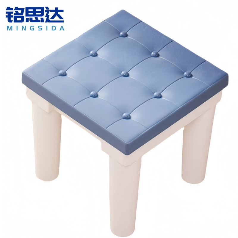 铭思达矮凳皮面26cm个高清大图