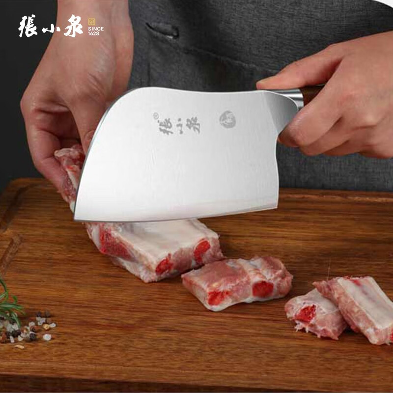 张小泉 大师印·松涧砍骨刀 D100031高清大图