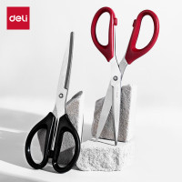 得力(deli) 160mm办公生活 家用剪刀 小剪子手工剪纸刀 办公用品 黑色6034