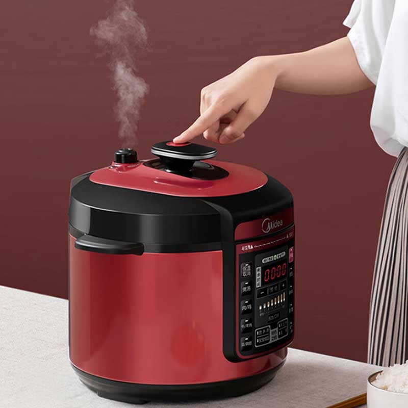 美的电压力锅5L智能预约双胆高压锅七段调压一键排气MY-QC50A5高清大图