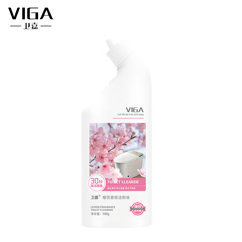 卫嘉樱花香氛洁厕液 500g 2瓶装