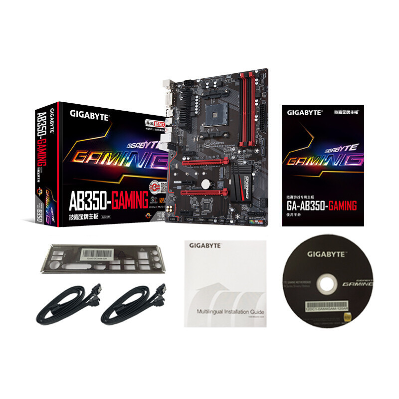 技嘉(GIGABYTE) AB350-Gaming 台式机游戏主板 (AMD平台/AM4)