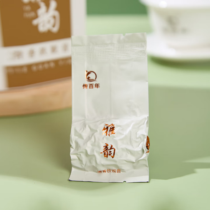 传百年茶叶[雅韵] 正味铁观音 精美礼盒包装 230g/盒(7.5g*31泡)高清大图