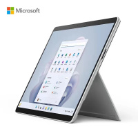 微软Surface Pro 9 二合一平板电脑 英特尔Evo 超能轻薄本 12代酷睿i7 16G 256G 亮铂金 时尚商务轻薄笔记本平板电脑 超窄边框触屏