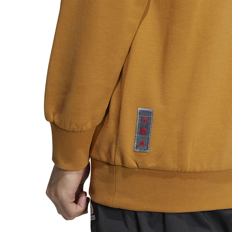 Adidas阿迪达斯男装卫衣春秋新款运动休闲连帽套头衫 HI3285