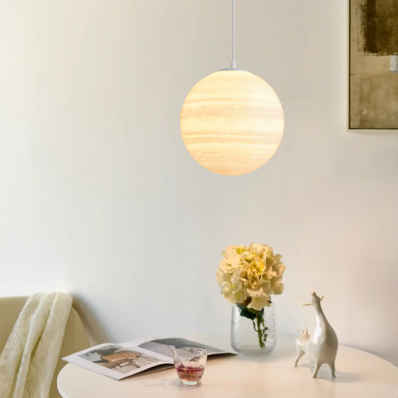 雷士照明床头吊灯北欧简约现代风吊线灯智能高显卧室书房灯具灯饰高清大图