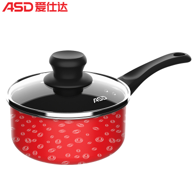 爱仕达NL16G10WG-R奶锅易清洁加厚锅底家用奶锅婴儿辅食热奶锅煮面锅 不粘锅
