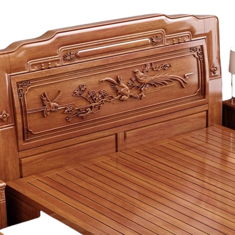 豫龙都 床+双床头柜 1.2m 套高清大图