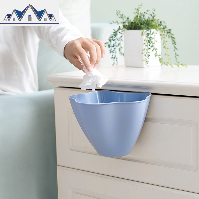 3个装厨房挂式垃圾桶分类垃圾架家用客厅创意塑料上桌面小垃圾桶_1_872高清大图