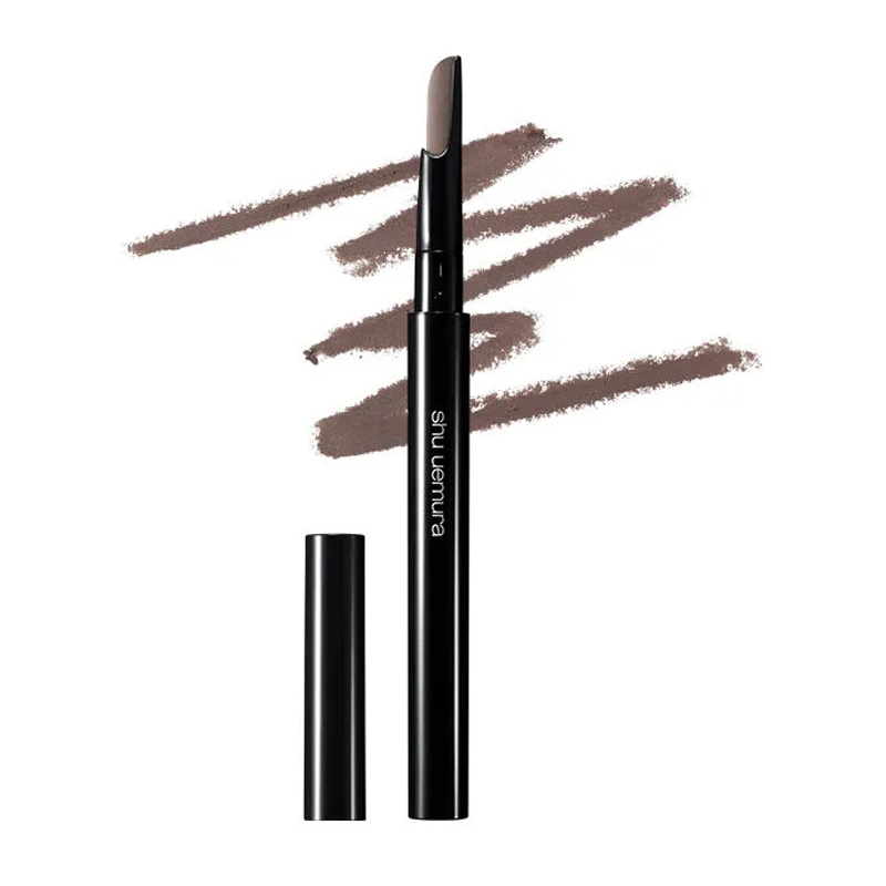植村秀(shu uemura) 自动坎刀眉笔 #02灰棕色 日本进口砍丨刀削眉笔