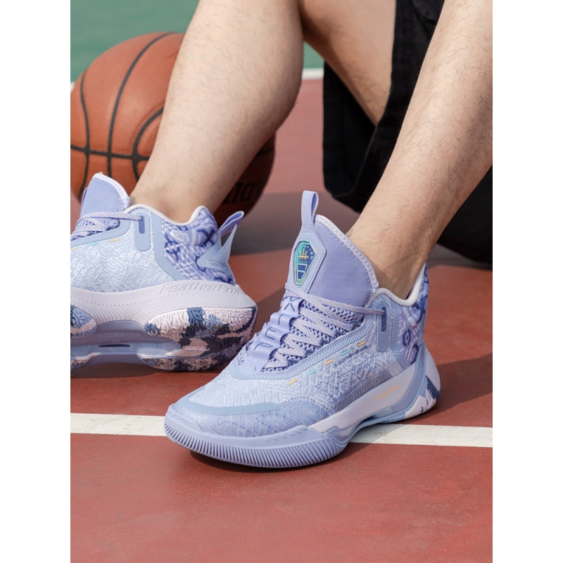 特步运动鞋男2023秋冬新款实战训休闲练鞋缓震篮球鞋876119120019