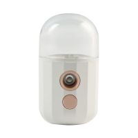 丸子补水仪迷你便携USB手持萌创意宠补加湿器家用雾化器生日礼物 白色 纯色系列