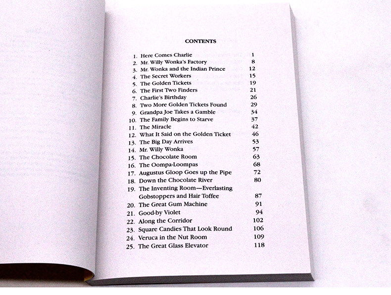 魔法手指 [正版]查理和巧克力工厂英文原版小说Charlie and the Chocolate Factory罗尔德达高清大图