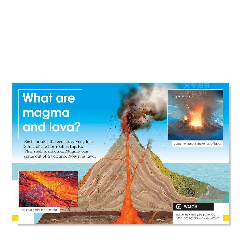 [正版]你知道吗? 1 级 - 火山和地震英文儿童分阶阅读进口原版外版书简装3-6周岁Do You Know? Le