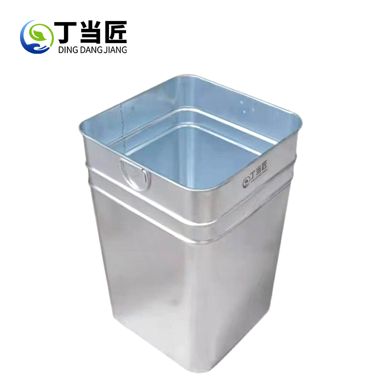 丁当匠分类垃圾桶内胆垃圾箱内桶镀锌板内桶25*30*43CM A204高清大图