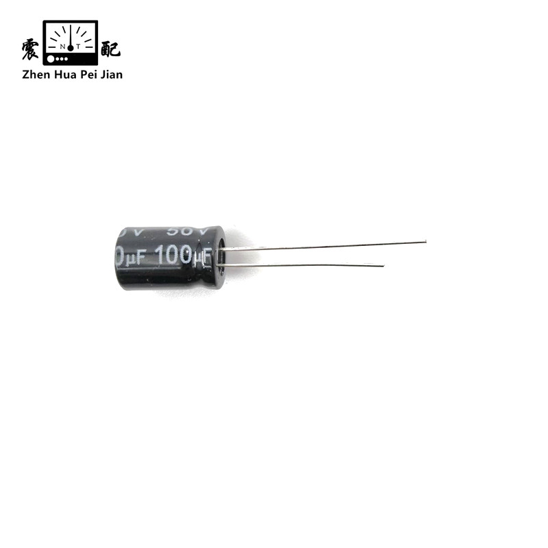 震配 正容量铝电解电容器 CD10/CD11/50V100μF(16V25V35V63V备注) 只高清大图