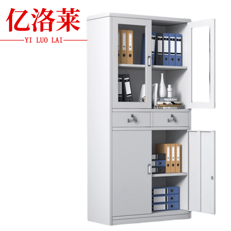 亿洛莱 钢制档案柜 850*390*1800mm 台