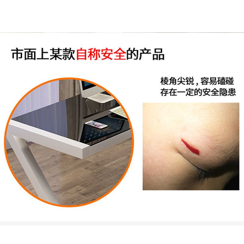 书桌书架组合台式电脑桌子家用多功能学习桌卧室高中小学生写字桌