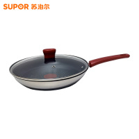 苏泊尔(SUPOR)不锈钢平底锅不粘锅煎锅聚油煎锅SJ28CC1燃气用 28厘米SJ28CC1