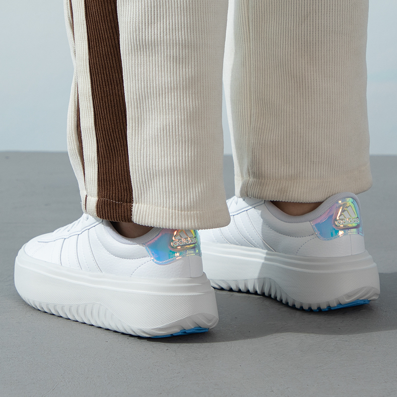 Adidas阿迪达斯女鞋新款厚底运动鞋透气休闲鞋低帮板鞋IH7645 ZP