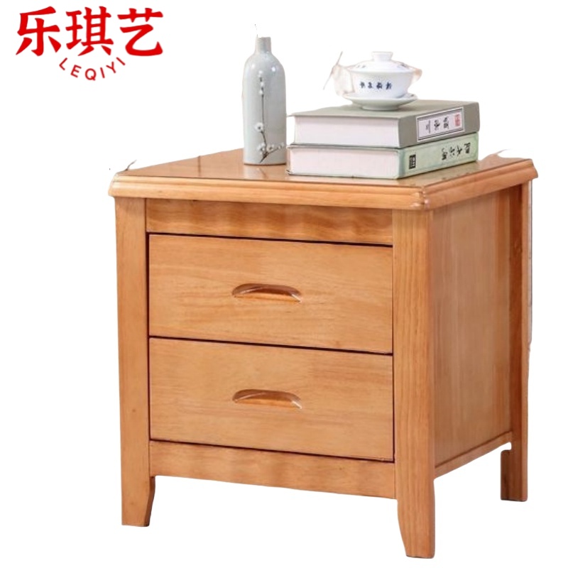 乐 琪艺 床头柜 实木 个高清大图