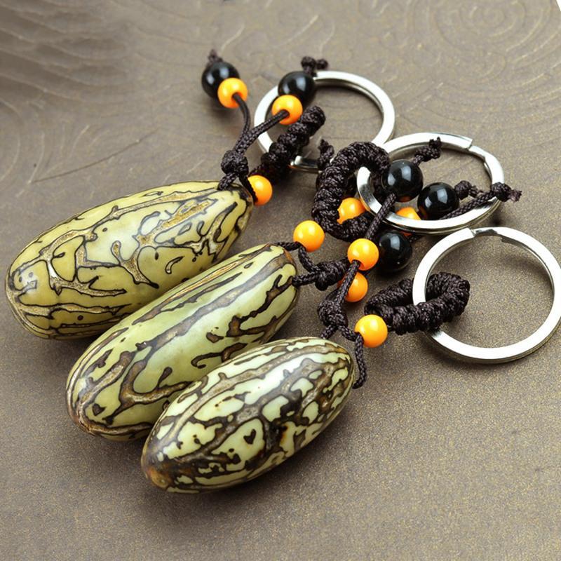 汽车钥匙挂件创意真菩提子钥匙扣吊坠挂饰保平安男女情侣钥匙链