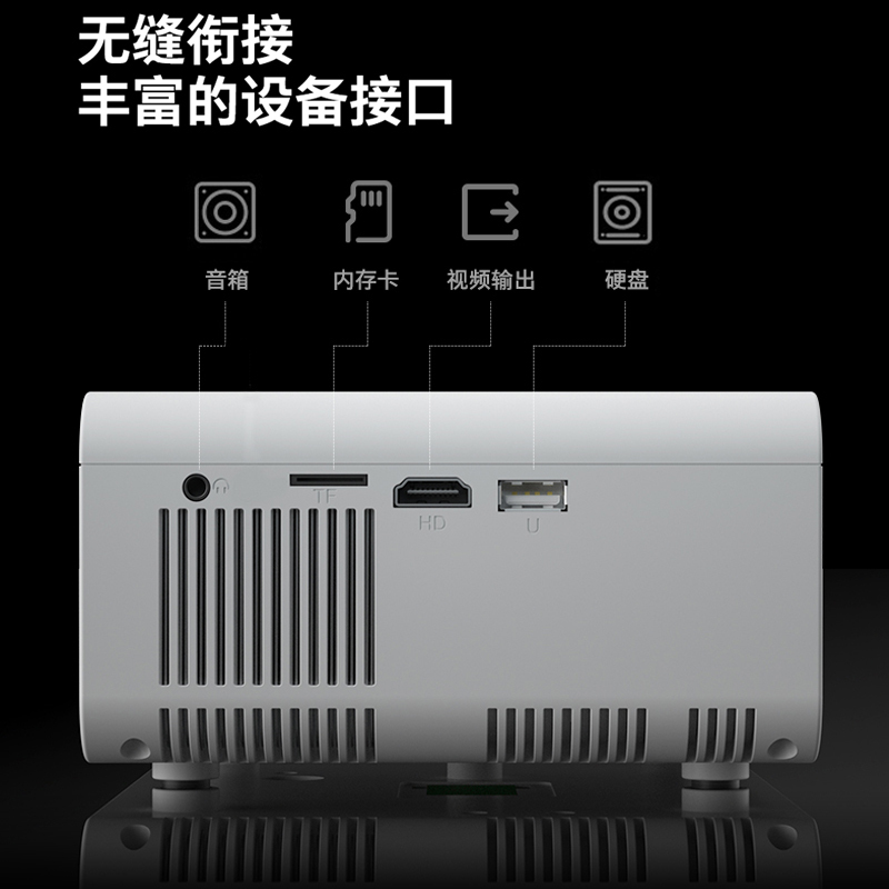 首佩soopii无线安卓AI语音投影仪 PR18