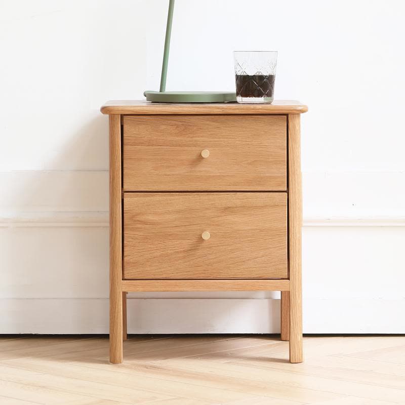 森美人实木床头柜现代简约小户型床边柜北欧卧室简易收纳置物储物柜图片