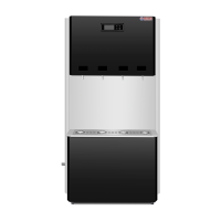盛远步进式钛金立式机四头触摸式式开水器 9KW