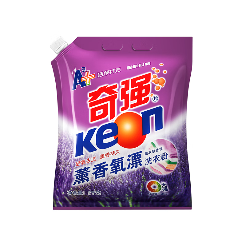 奇强 薰香氧漂无磷洗衣粉1000g YGQC