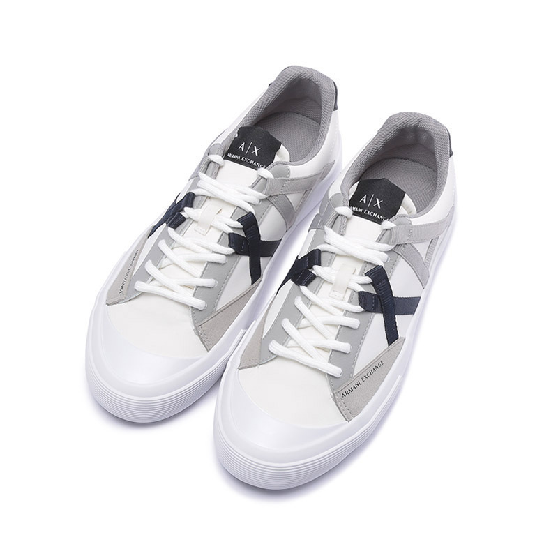 阿玛尼armaniexchange男士系带休闲运动鞋板鞋xux139xv590