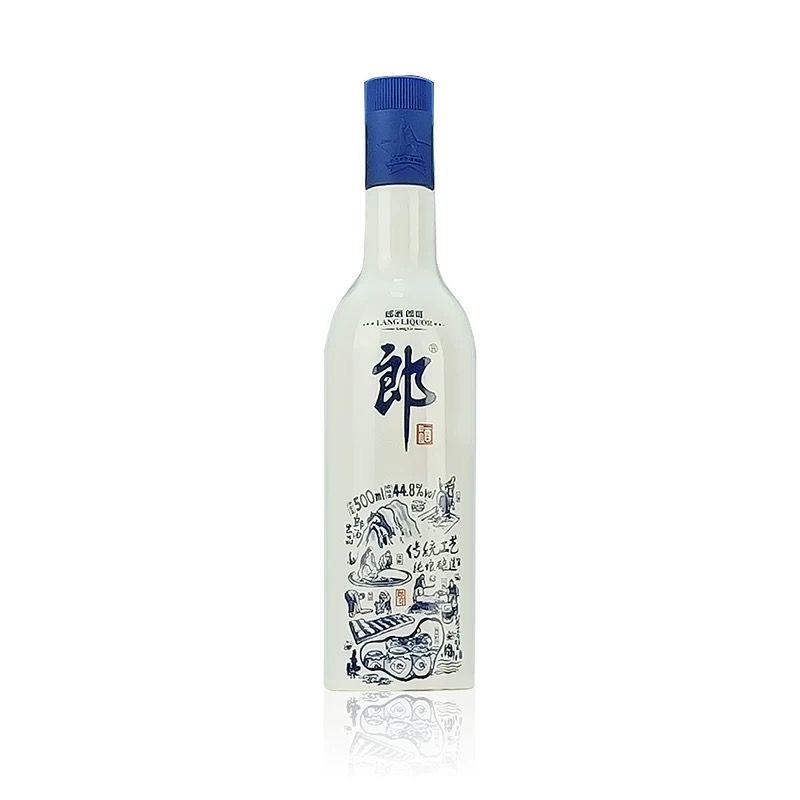 郎酒 郎牌郎哥蓝款 44.8度 500ml*6瓶 酱香型白酒高清大图
