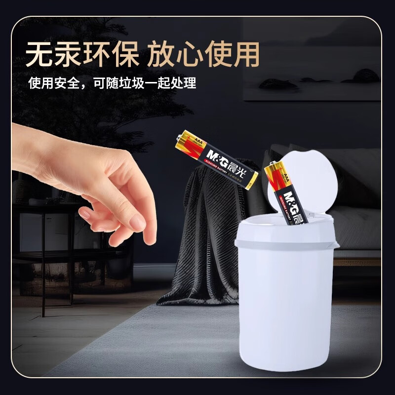 晨光(M&G)碱性电池5号(2粒吸卡) ARC92554高清大图
