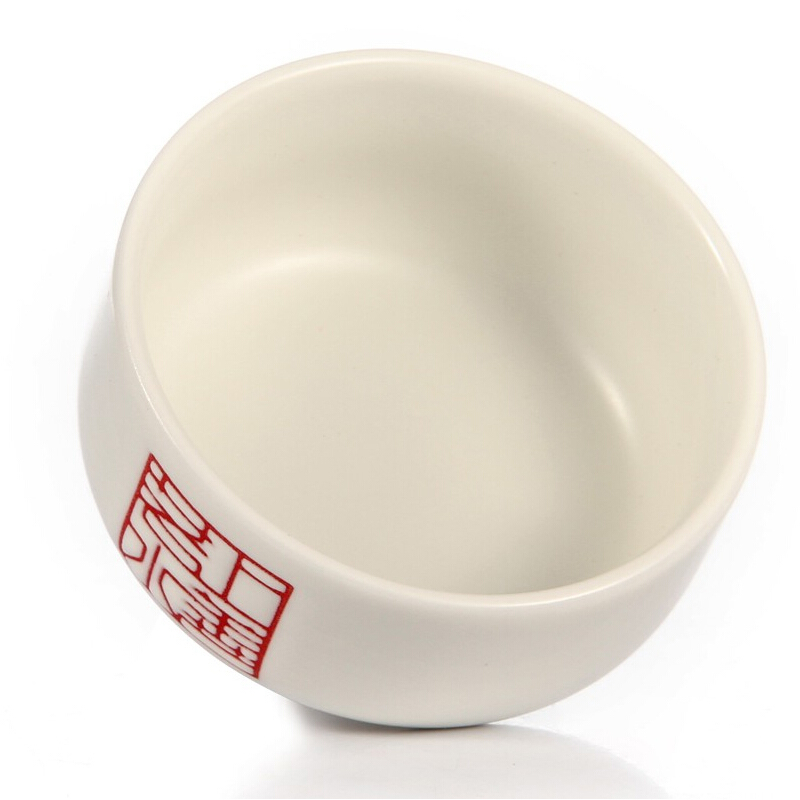 恒福(TEA MiLL) 陶瓷茶杯功夫茶杯个人杯品茗杯茶具杯上善若水3个装 其他