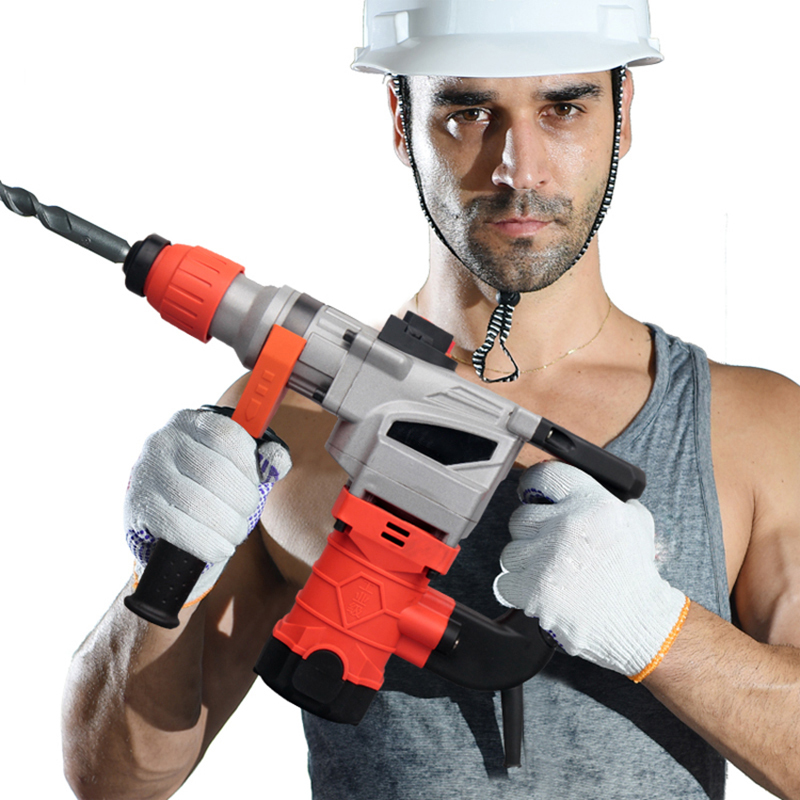 电锤电镐冲击钻家用多功能专打混凝土工业级家用电动工具古达1600w